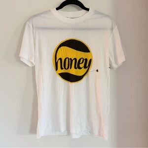 GANNI - NEW - Honey Tee - Size Medium - White